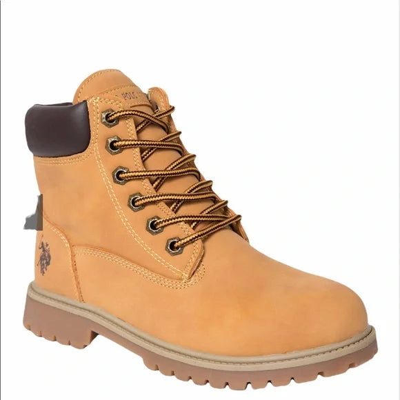 U.S.P.A Owen Men's Water Resistant Leather Work Boots