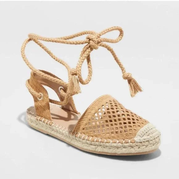 Sandales à lacets traditionnelles style espadrilles pour femmes A New Day