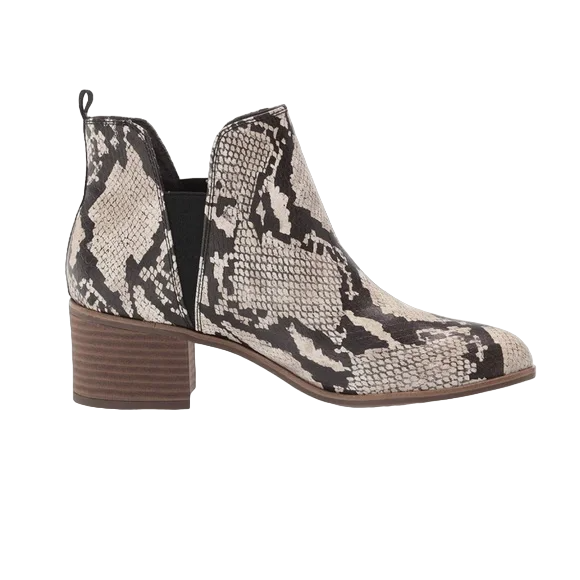 Dr Scholls Shoes Women's Snake Print Ankle Boot 1051238105