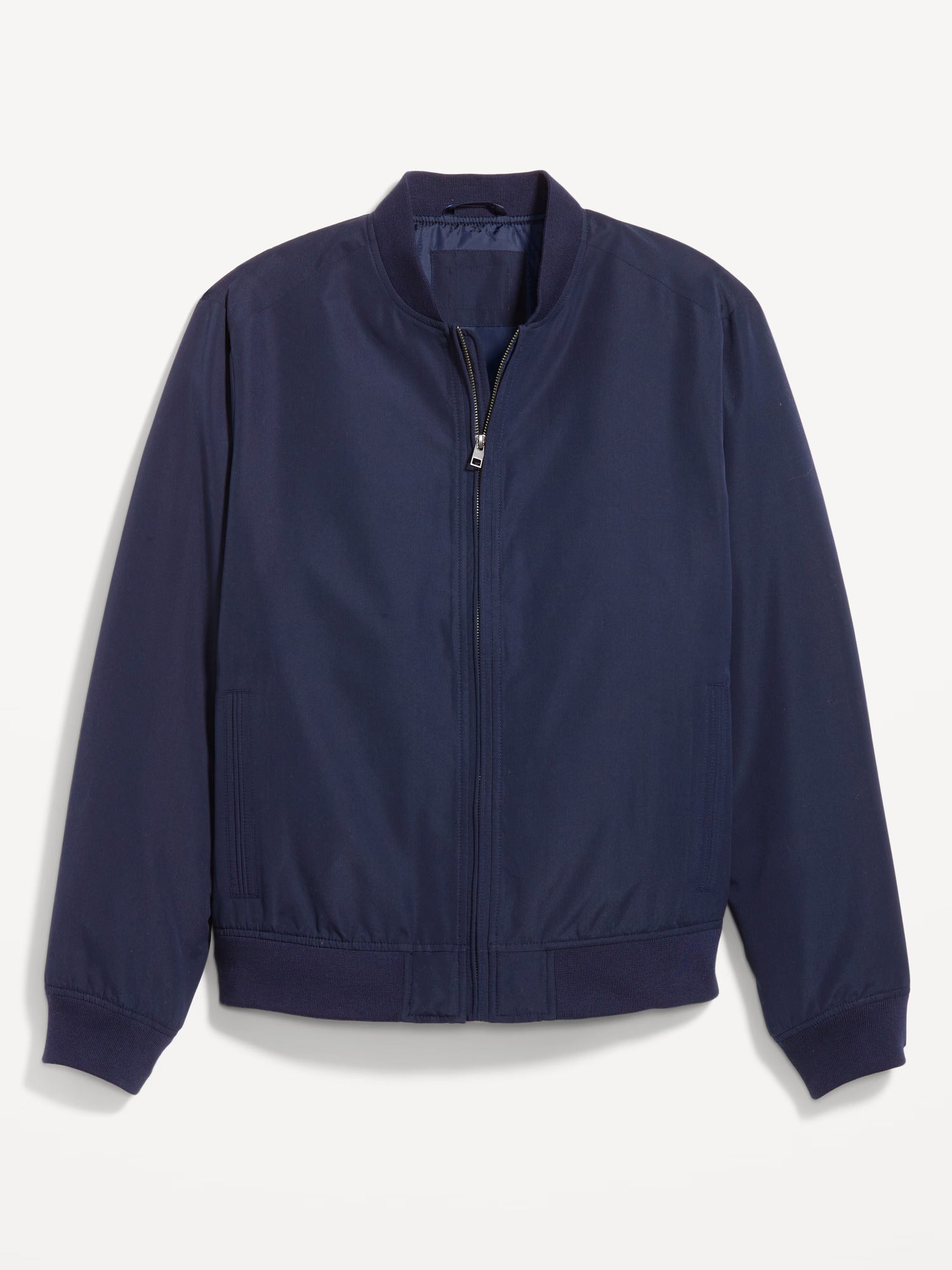 Chaqueta bomber con cremallera resistente al agua de Old Navy azul marino