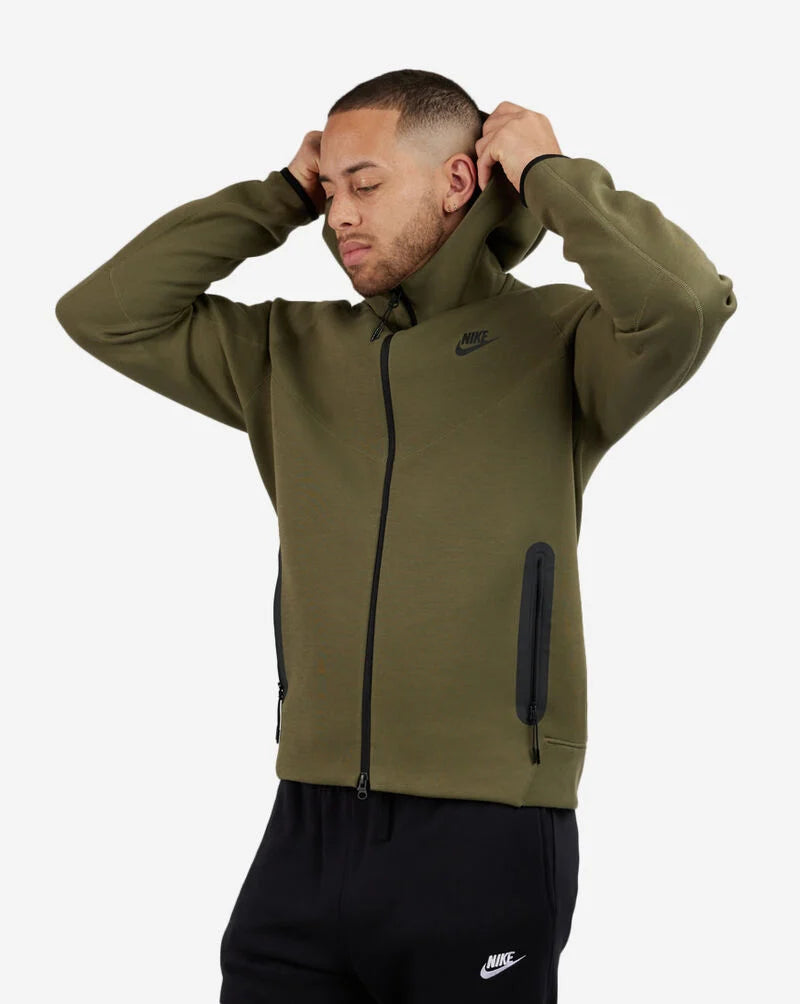 Sweat à capuche entièrement zippé Nike Sportswear Tech Fleece Windrunner pour homme FB7921-222