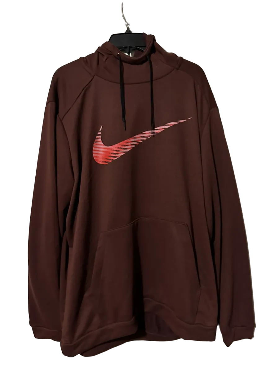 Sweat à capuche Nike Dri-Fit Training Pullover Bordeaux CJ4268-624