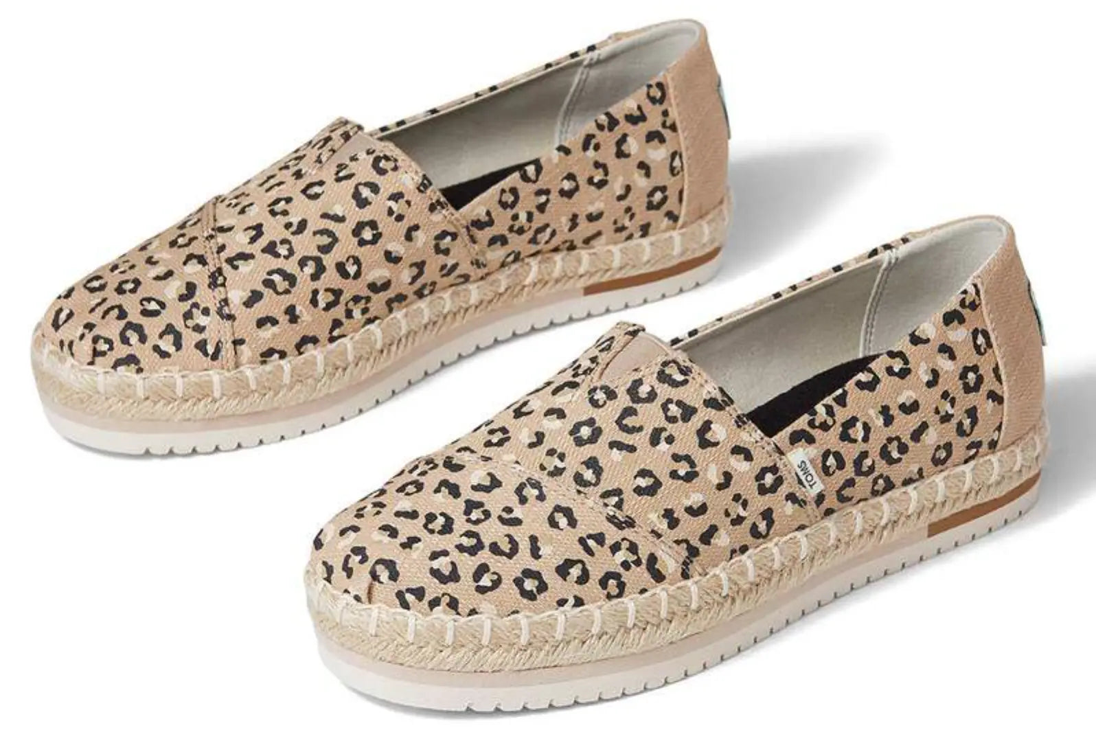 Mocassins Toms Natural Textured Cheeetah pour femmes