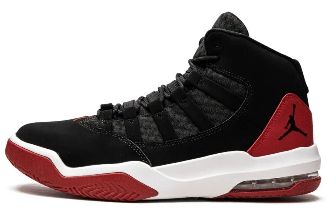 Jordan Max Aura AQ9084-023 Black/Black-Gym Red