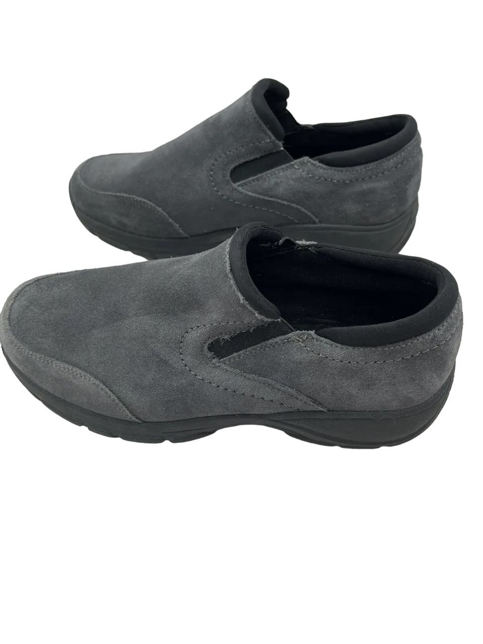 Chaussures confortables à enfiler pour femmes de Lands' End, gris fer