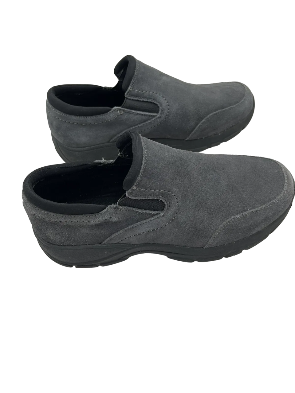 Chaussures confortables à enfiler pour femmes de Lands' End, gris fer