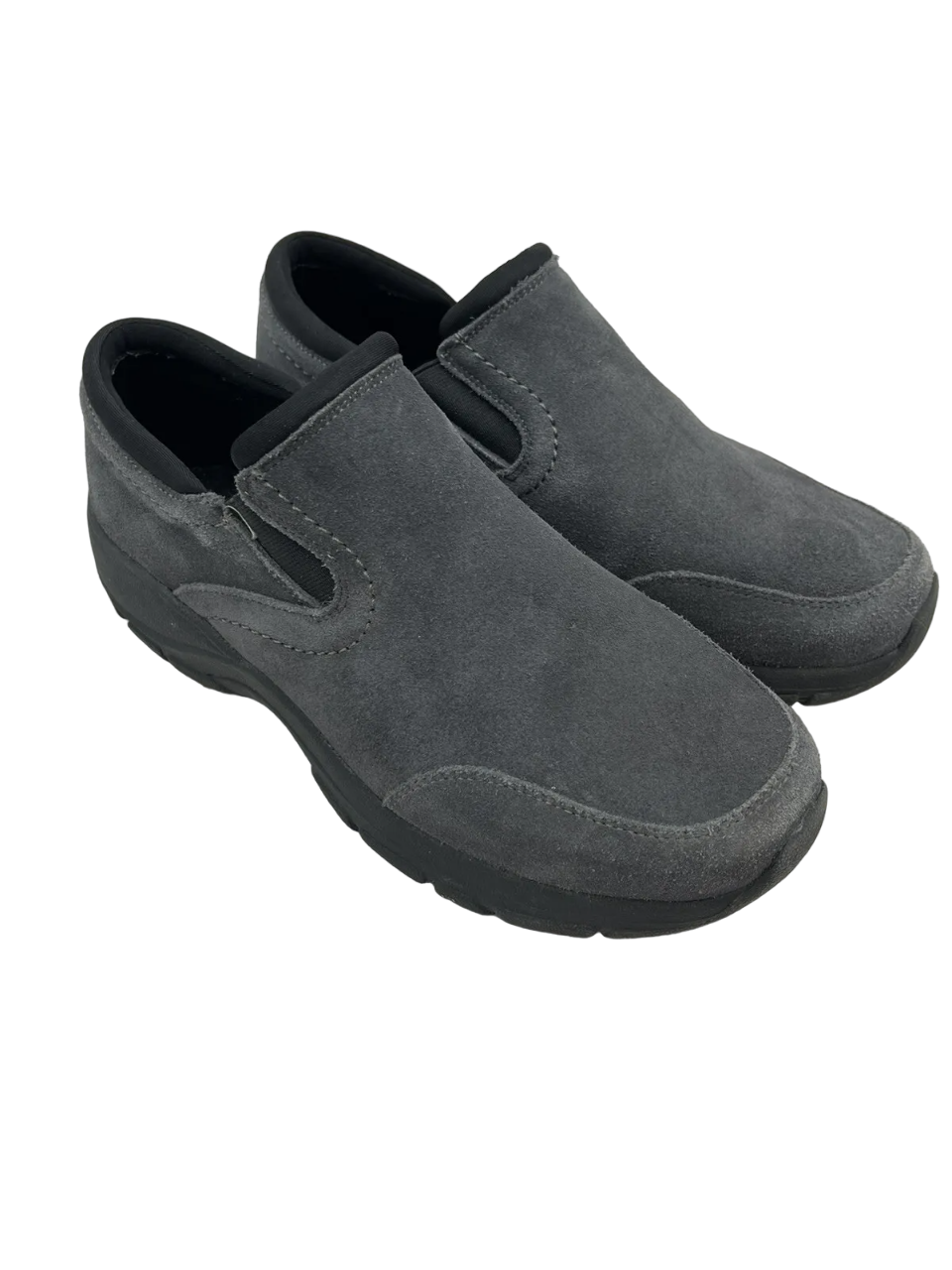 Chaussures confortables à enfiler pour femmes de Lands' End, gris fer