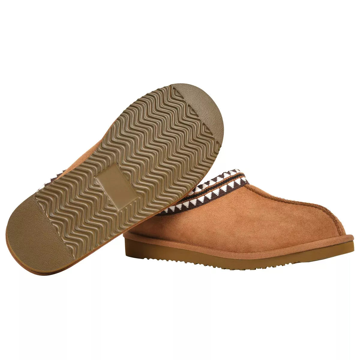 Kirkland Signature Unisex Shearling Slipper Itm./Art.7771737 Havane Chestnut