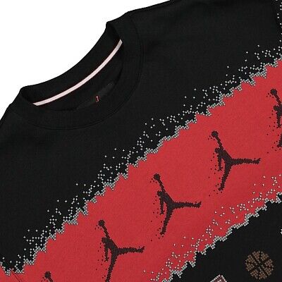 Jordan Essentials Holiday Fleece Mens Crewneck Sweatshirt FD7463-687